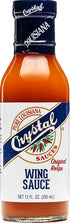 Crystal Pure Louisiana Original Wing Sauce, 12 Ounces (Pack of 1) - Aged Cayenne Peppers, Buffalo Wing Marinade, Bake, Broil, Grill...